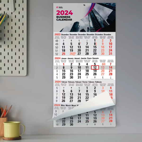 Calendrier personnalisé 4 mois