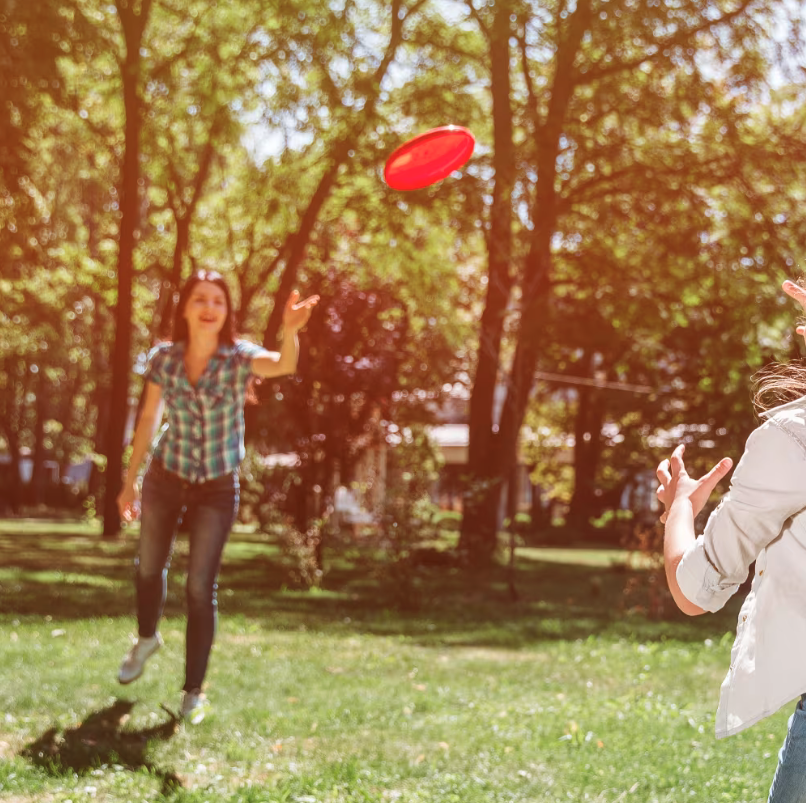 Frisbee personnalisé anneaux