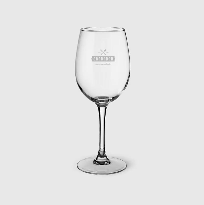 Verre vin personnalisé logo sommelier