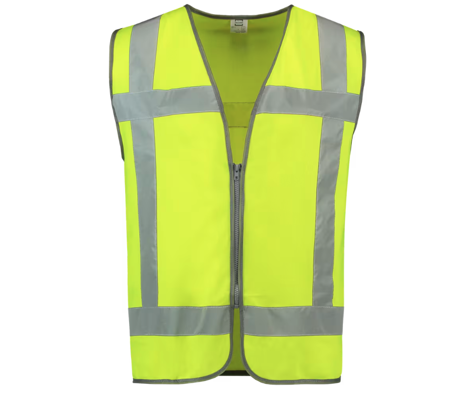 Gilet de sécurité réfléchissant zippé