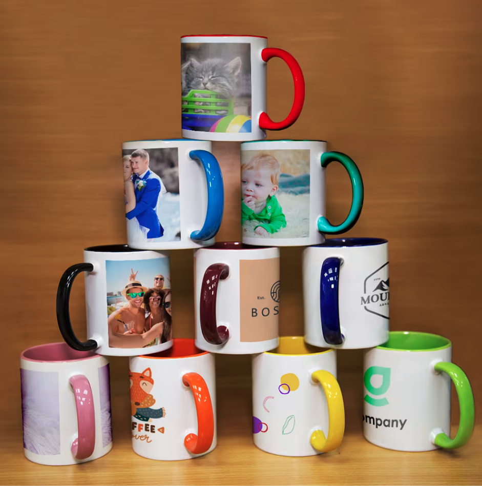 Mug anse colorée