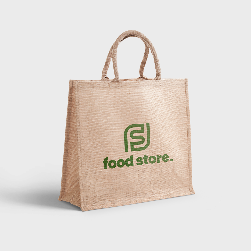 Sac toile jute logo